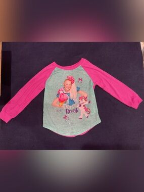 Nickelodeon JoJo Siwa Girls Pajama Top Size 6